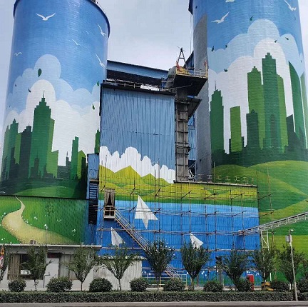 上海烟囱美化怎样选择流行环保涂料