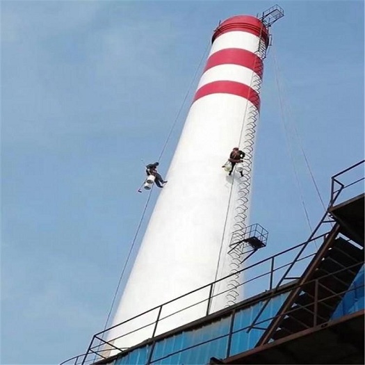 重庆烟囱刷航标色环施工技术方案