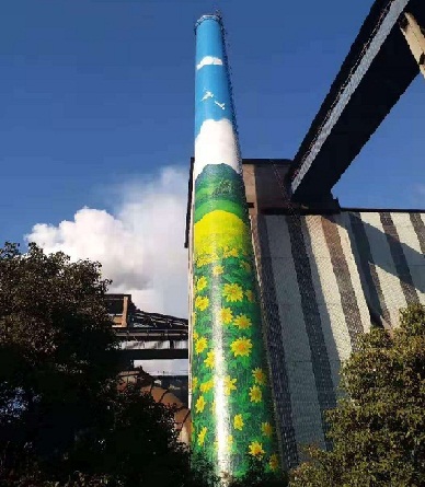 上海郑州烟囱彩绘美化施工要求-郑州