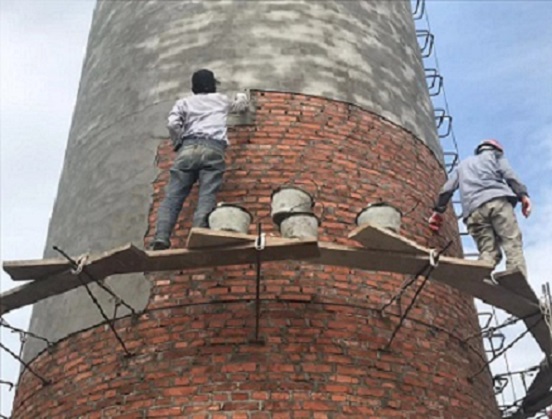 上海烟囱粉刷加固施工技术方案