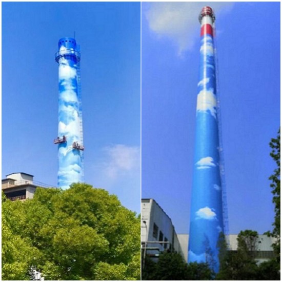 锦州烟囱美化专业公司“让烟囱成为城市的新风景线"