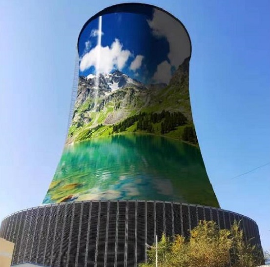 台南冷却塔彩绘美化：惊艳改造，让你的工厂焕发新生