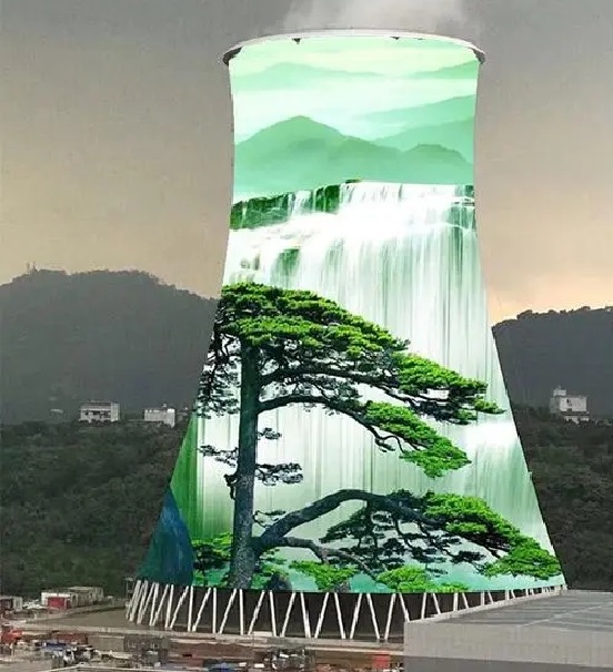 蚌埠冷却塔美化公司技术创新，让冷却塔更加美观实用