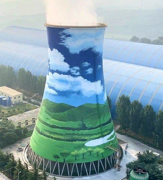 长治冷却塔美化：工业冷却塔与环保艺术的完美结合