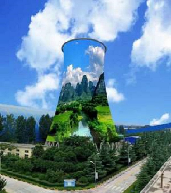 长治冷却塔美化:为城市景观增色添彩