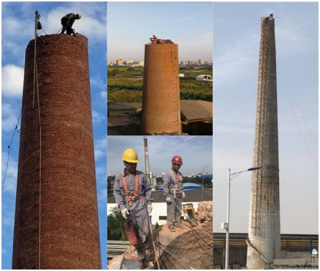 黄石烟囱拆除公司的辉煌业绩：专业、高效、安全