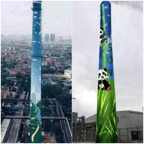 赣州烟囱美化:美观的烟囱设计,能够提升建筑的品质