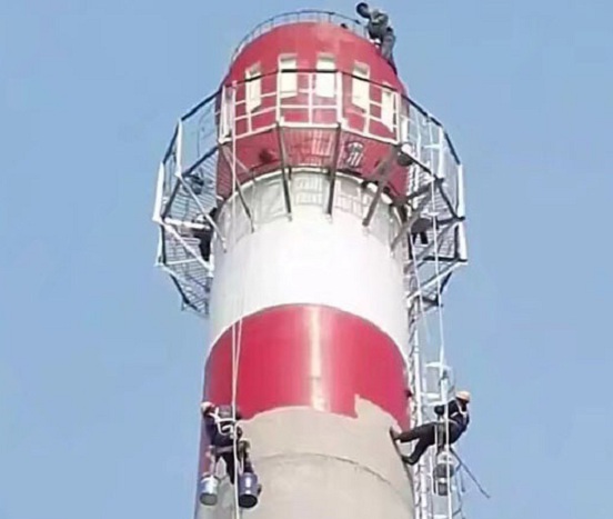 铜川烟囱刷航标具体施工方法及注意要点