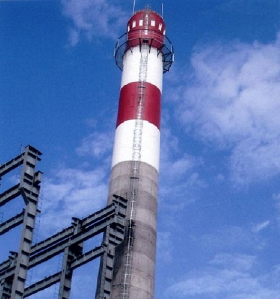 铜川烟囱刷航标施工工艺及美化内涵是什么